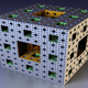 Illustration for article titled The Menger Sponge literally straddles the line between different dimensions